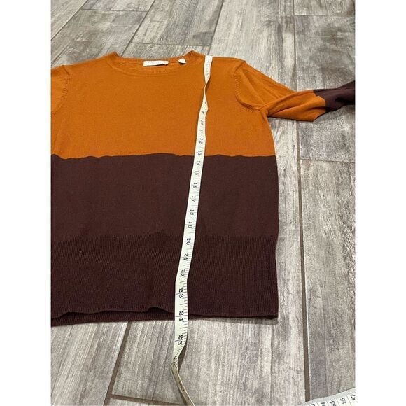 Equipment Femme Color Block Fall Wool Sweater NWOT Size Small - Picture 4 of 5